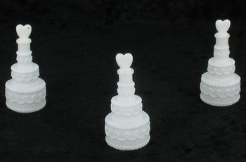 婚礼泡泡水 - 婚礼蛋糕造型 (24个)