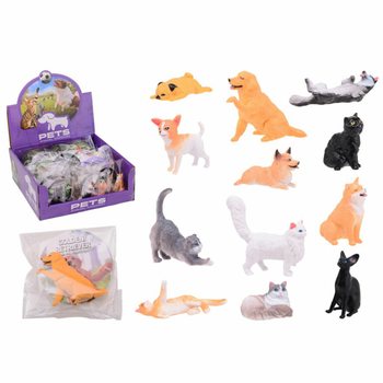 ANIMAL WORLD - 宠物玩具展示架装 (36只)