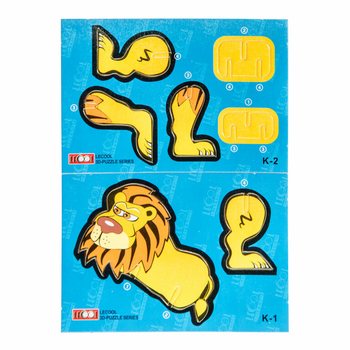 3D 野生动物泡沫拼图 (48件装)