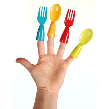 手指餐具 4 件套 (24卡)