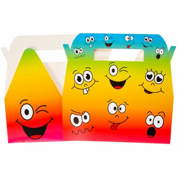 Smiley 笑脸儿童套餐打包盒 - 22.5 x 12 x 9.5 厘米 (24个装)