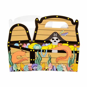海盗主题儿童派对分享礼品盒 12x12.5x6 厘米 (12个装)