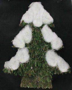 带雪天然树 摆件 大号 (1个)