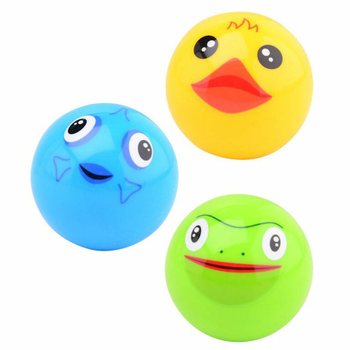 HAPPY WORLD - 婴儿动物洗澡玩具球 - 适合0个月及以上 (1件)