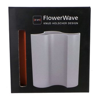 D-ZN - Flowerwave 艺术花瓶 - 橙色 (1件)