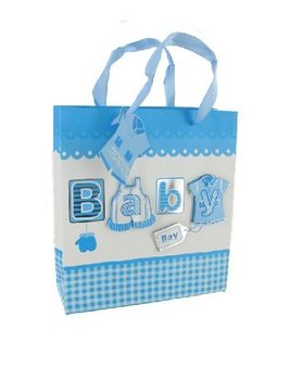 新生儿礼品袋 - 婴儿蓝 (12个装)