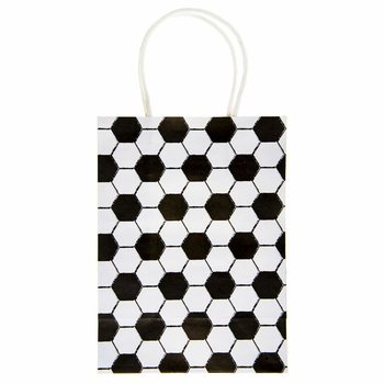 足球纸质礼品袋 16x9x22 厘米 (12个装)