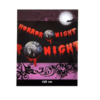 "HORROR NIGHT" 字母拉旗 130 厘米 (2件)