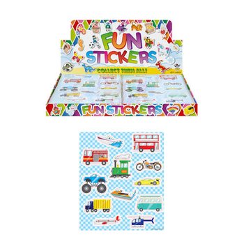 FUN STICKERS – 款式：交通工具 (120张)