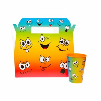 Smiley 笑脸儿童套餐打包盒 - 22.5 x 12 x 9.5 厘米 (24个装)