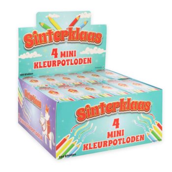 圣尼古拉斯 (Sinterklaas) 4色彩色铅笔展示盒装 (120套)