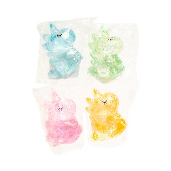 挤压独角兽玩具 - 混色装 - 展示盒 (12件)