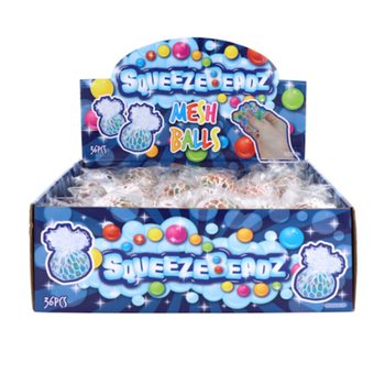 SQUEEZY BEADZ 网状捏捏球展示盒装 (36只)