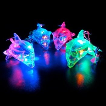 展示盒装 LED 海豚发光项链 (48只装)