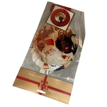 圣尼古拉斯节日装饰折叠纸扇 &Oslash;50 CM - 易折叠 (6个装)