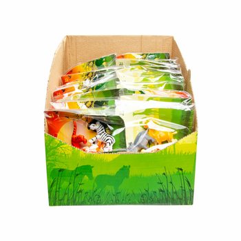 袋装3只野生动物玩具 (60件装)