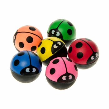 瓢虫图案弹力球 &Oslash; 3.2 cm 展示盒装 (48个)