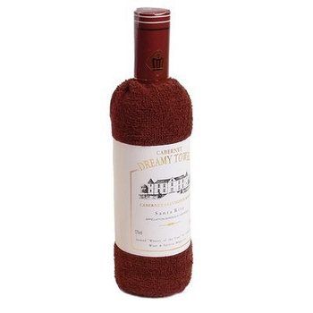 酒瓶形状毛巾 (3件)