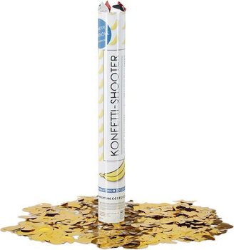 香蕉礼花炮 – 颜色：黄色 - 40 厘米 - 派对喷射器 (10支装)