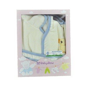 BABY BOW 黄蓝配色儿童浴袍