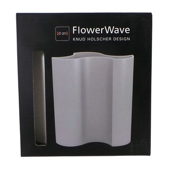 D-ZN - FLOWERWAVE 艺术花瓶 - 白色 (1件)