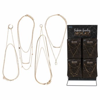 **特价优惠** 流行饰品完整展示架 - 项链 (48件)
