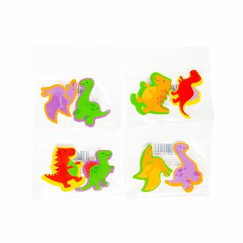 展示盒装 2 件套恐龙橡皮擦 (36 套)