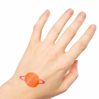 太空主题纹身贴纸 (288片装)