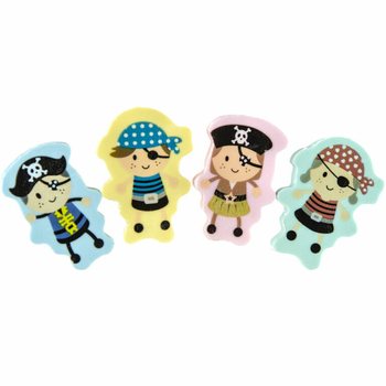海盗人偶橡皮擦套装 - 展盒装 2 件