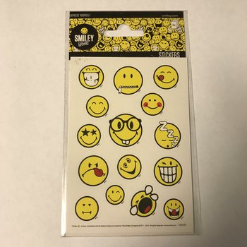 贴纸页：微笑表情 (SMILEY’S)，尺寸 16 x 9 厘米 (10张)