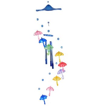 迷你雨伞造型风铃 (6件套)