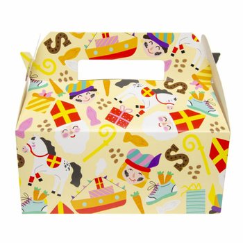 圣尼古拉斯节日儿童餐盒 SINTERKLAAS - 22.5 x 12 x 9.5 厘米 (24个装)