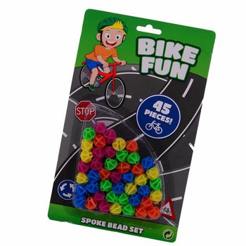 BIKE FUN - 45个卡装自行车轮辐条装饰珠/串珠 (1个)