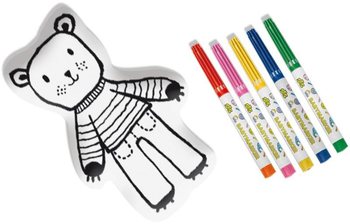 SES Creative My First - 可涂色毛绒玩具小熊 (1只装)