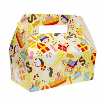 圣尼古拉斯节日儿童餐盒 SINTERKLAAS - 22.5 x 12 x 9.5 厘米 (24个装)
