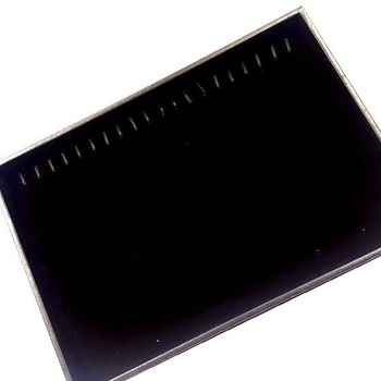 手链/项链展示盒 黑色天鹅绒 (1个)