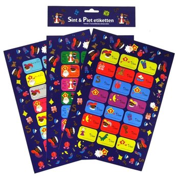 3 张 - SINTERKLAAS 礼品标签 (12个)