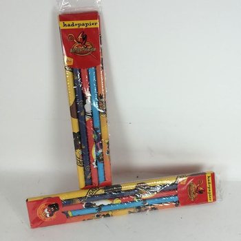 5件装'De Club van Sinterklaas'礼品包装纸