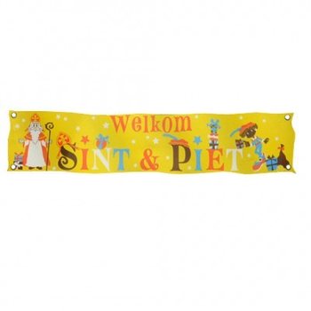 SINTERKLAAS & PIET 欢迎横幅 XXL 300 X 60 CM (7件)