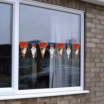 圣尼古拉斯 (Sinterklaas) 窗贴 (12件)