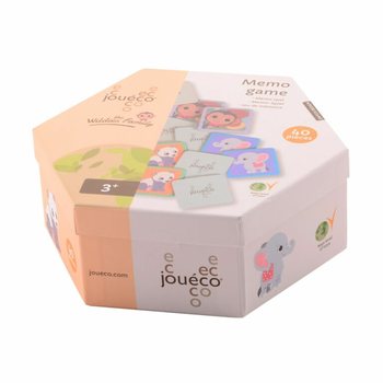 JOUECO - THE WILDIES 家庭记忆游戏 - 适合 24 个月以上儿童 (1 件)