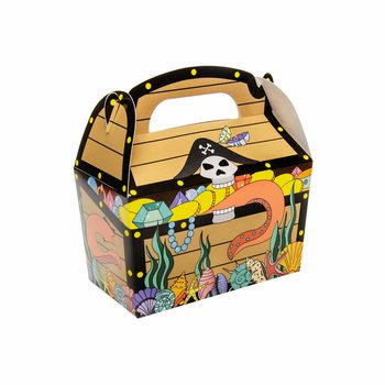 海盗主题儿童派对分享礼品盒 12x12.5x6 厘米 (12个装)