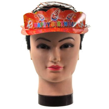 6个袋装生日螺旋派对帽 (6个装)