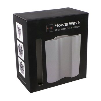 D-ZN - FLOWERWAVE 艺术花瓶 - 白色 (1件)