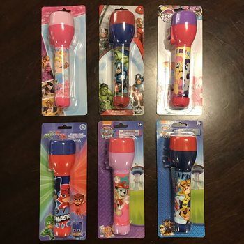 混合正版授权 LED 手电筒 (12个装)