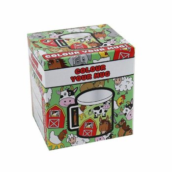 农场动物 - 自选填色水杯（2只装）