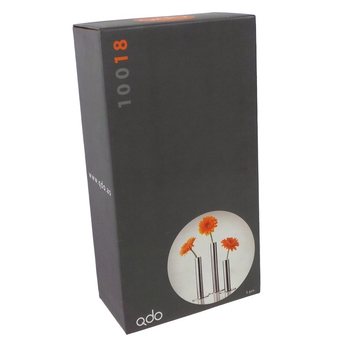 QDO - 不锈钢单花瓶，3件套 (1套)