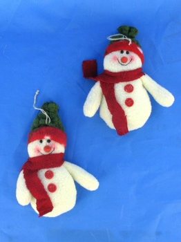 迷你豪华雪人公仔挂件 (12入)
