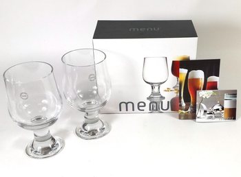 MENU - 黑啤酒杯 2 件套 (1套)
