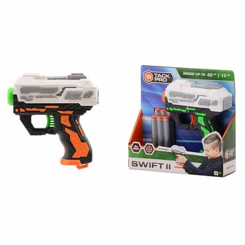 Tack Pro Swift II 飞镖玩具枪配 6 支软弹